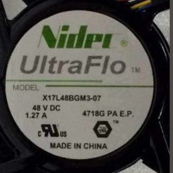 For NIDEC X17L24BGM5-07 24VDC 2.2A 4-wire 172*150*51 equipment fan 