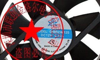 GH8025M12S DC12V 0.22A 80*80*25MM