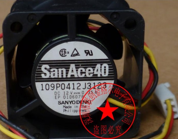 SANYO 40*40*28 109P0412H302 DC12V