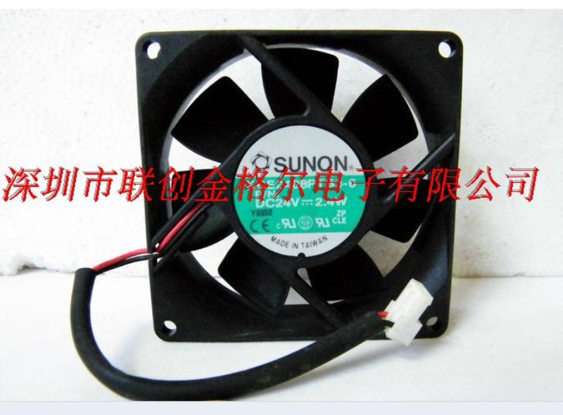 KD2408PTB2-4 DC24V SUNON 80*80*25MM 2/3