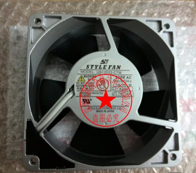 US12D22-T AC220V STYLE FAN 120*120*38