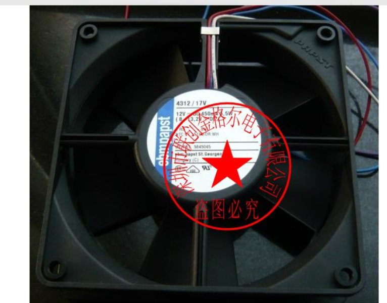 4312/17GM DC12V 3W ebmpapst 120*120*32