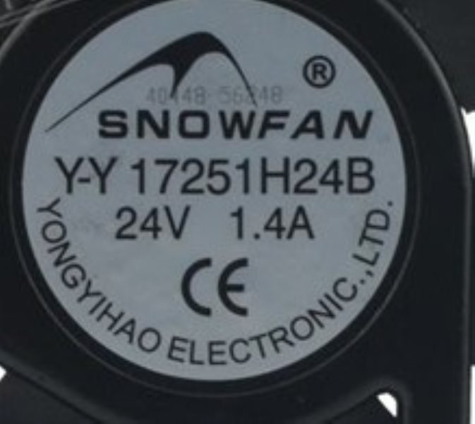 YY17251H24B DC24V 1.4A SNOWFAN 17CM 17251