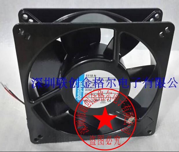 TYP 5118N 48V 9.5W EBM PAPST 135*38
