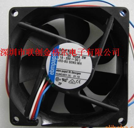 8414N 24VDC 85MA 2W ebmpapst 80*80*25MM