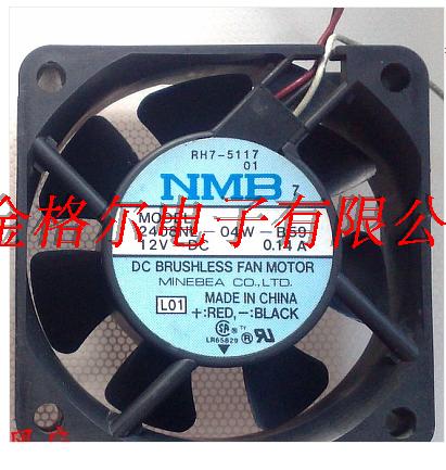 2408NL-04W-B59 NMB 12VDC 0.14A 60*60*20MM