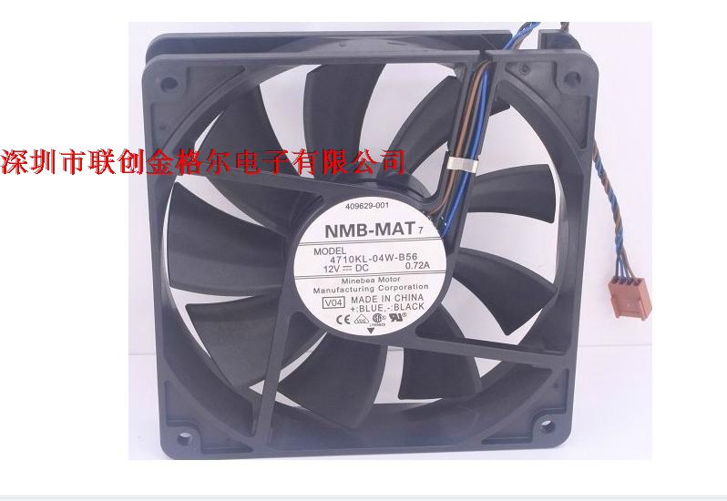 NMB 4710KL-04W-B56 12V 0.72A 120*120*25MMPWM