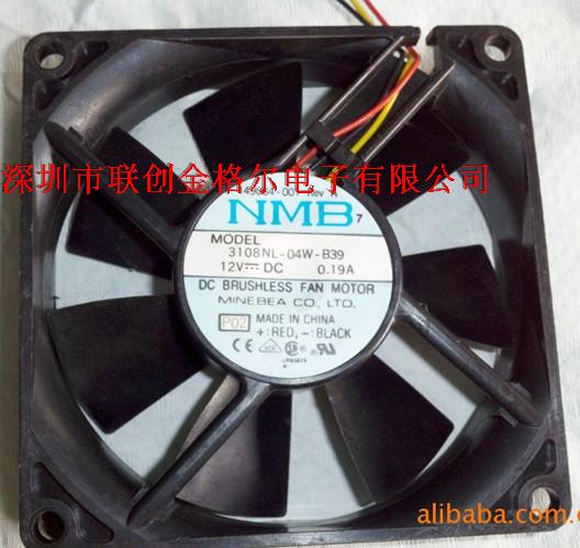 3108NL-04W-B39 12V 0.19ANMB 80*80*20MM