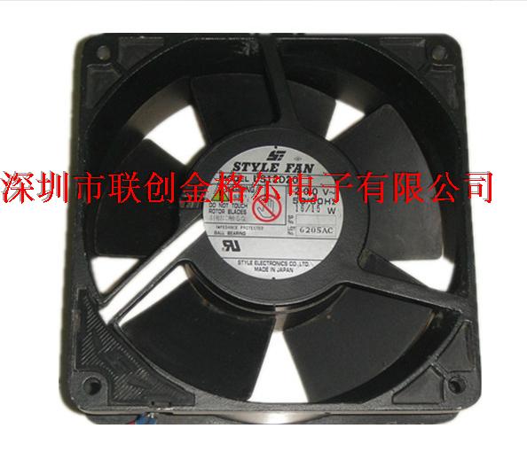 US12D20 200V 16/15W STYLE FAN 120*120*38MM