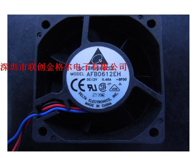 AFB0612EH 3 DC12V 0.48A DELTA 60*60*25mm