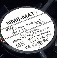 2410ML-04W-B60 12VDC 0.40A NMB 60×60×25