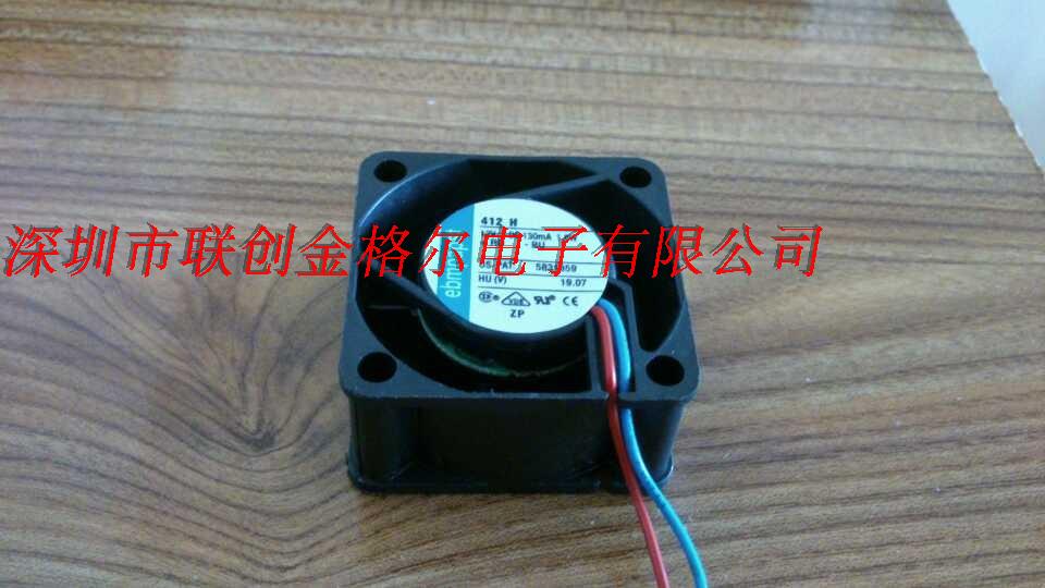 412H ebmpapst 12VDC 130MA 1.6W 40*40*20