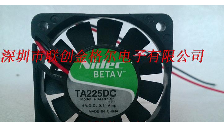 TA225DC R34487-55 nidec 5V 0.31A 60*60*15