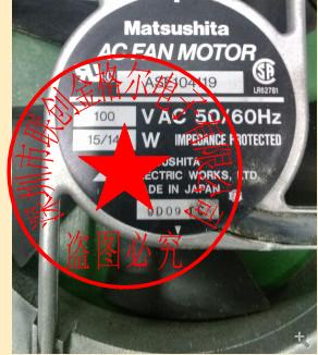 ASE104119 100VACMatsushita AC FAN MOTOR