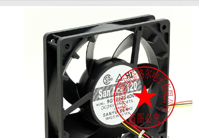 9G1224G4D01 DC24V 0.47A SANYO 120*120*25