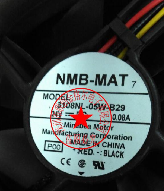 3108NL-05W-B29 24V 0.08A NMB 80*80*20MM