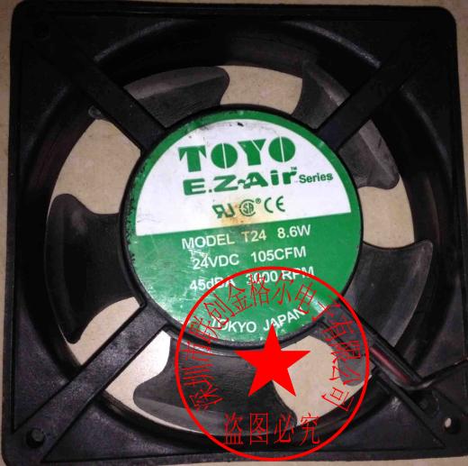 TOYO T24 8.6W 24VDC 105CFM 120*120*38