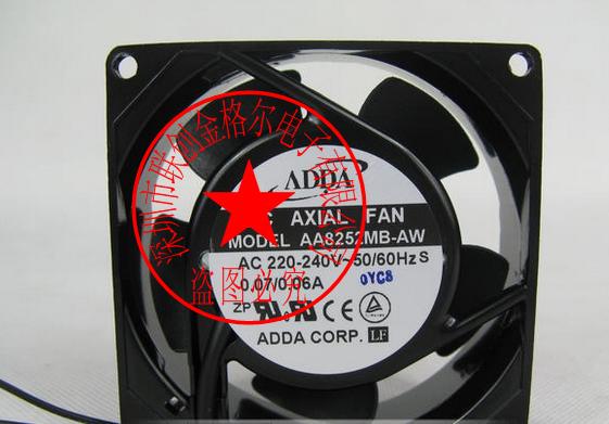 AA8252MB-AW ADDA 80*80*25 8cm AC220V