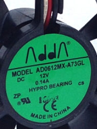AD0612MX-A73GL DC12V 0.14AADDA 60*60*25