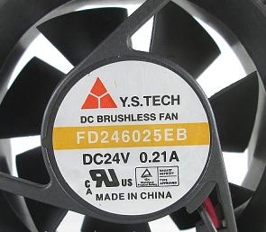 FD246025EB 24V 0.21A Y.S.TECH 60*60*25 6CM