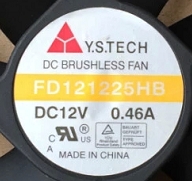 FD121225HB 12V 0.46AY.S.TECH 120*120*25 3