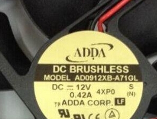 AD0912XB-A71GL DC12V 0.42A ADDA 9025