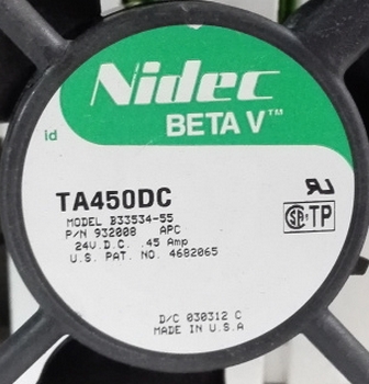 TA450DC B33534-55 24V 0.45A NIDEC