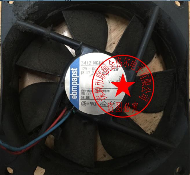 3412NGHH 12V 270MA 3.2W ebmpapst 9CM