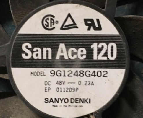 9G1248G402 DC48V 0.23A SANYO 12CM