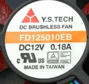 FD125010EB DC12V 0.18A YS.TECH 5CM