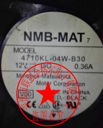 4710KL-04W-B30 12VDC 0.36A NMB 120*120*25