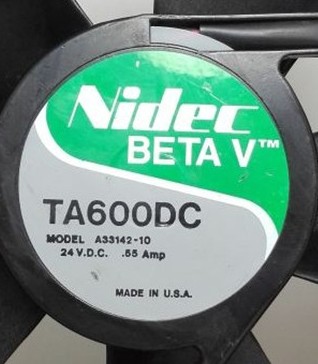 TA600DC A33142-10 24V 0.55A NIDEC 172*51