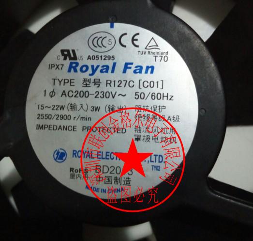 TYPE R127C(C01) 200V-230V ROYALFAN