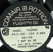 FN24B3 24V 3.6W COMAIR ROTRON 9CM