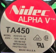 TA450 A30135-10 Nidec 230V 0.13/0.105A