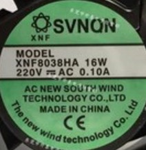 XNF8038HA 220VAC 0.10A 16W SVNON 8CM