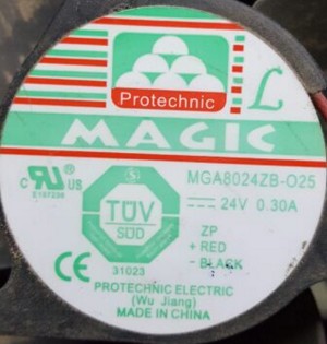 MGA8024ZB-O25 24V 0.30A 8025