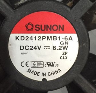 KD2412PMB1-6A DC24V 6.2WSUNON 120*120*38